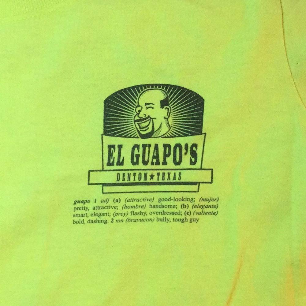 Medium original Denton Texas El Guapo’s shirt